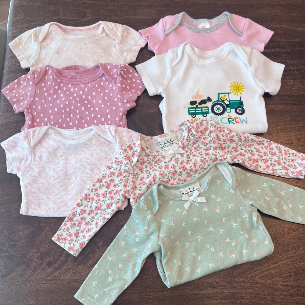 Baby Girl 3-6 Months Bodysuit Bundle